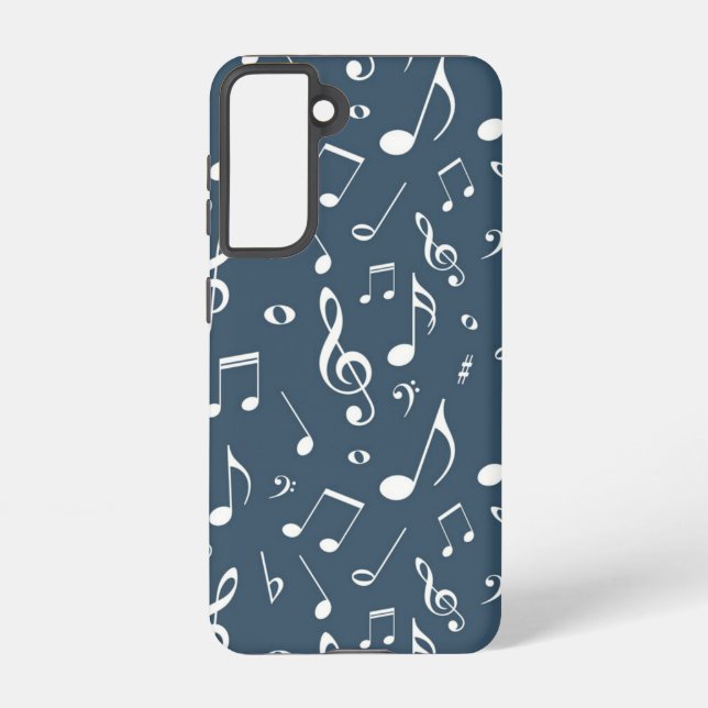 Music pattern samsung galaxy s21 case (Back)
