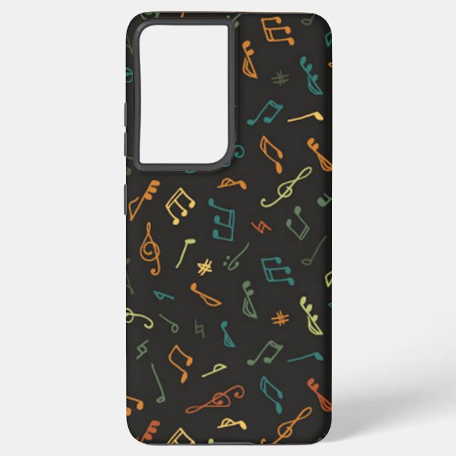 Music pattern samsung galaxy s21 ultra case (Back)