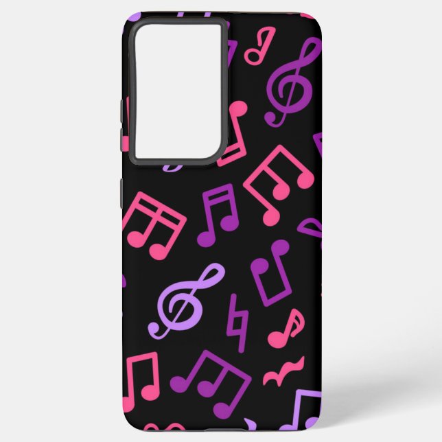 Music pattern samsung galaxy s21 ultra case (Back)