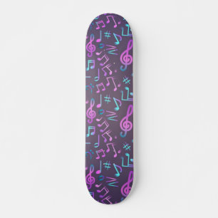 Music pattern skateboard