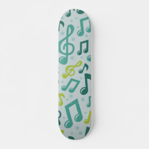 Music pattern skateboard