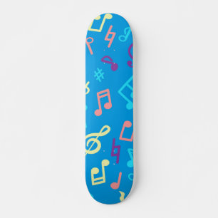 Music pattern skateboard