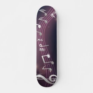 Music pattern skateboard