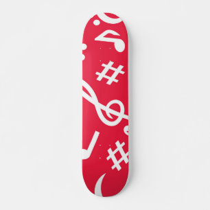 Music pattern skateboard