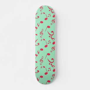 Music pattern skateboard