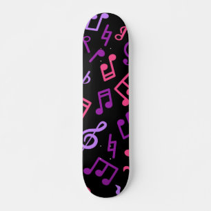 Music pattern skateboard
