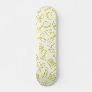 Music pattern skateboard