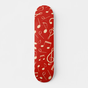 Music pattern skateboard