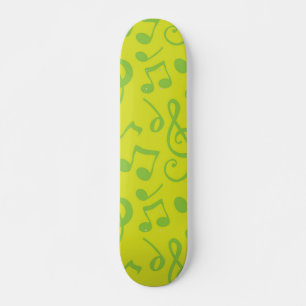 Music pattern skateboard