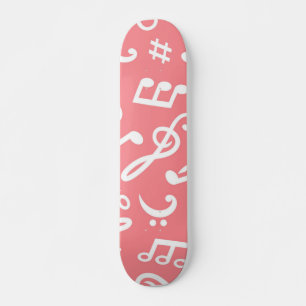 Music pattern skateboard