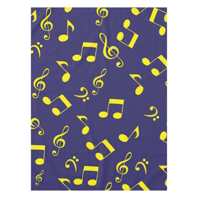 Music pattern tablecloth (Front)