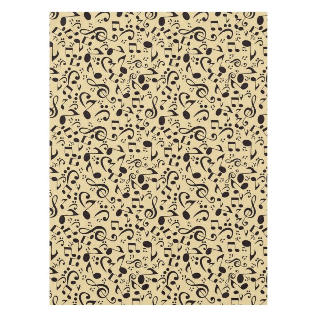 Music pattern tablecloth (Front)