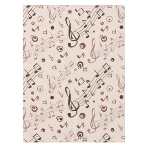 Music pattern tablecloth