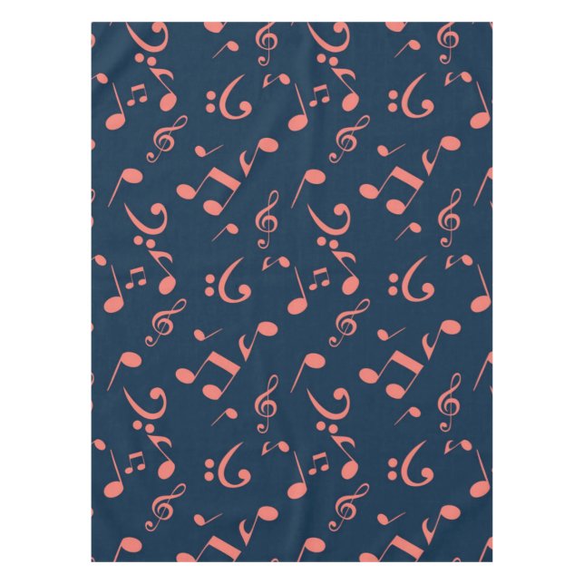 Music pattern tablecloth (Front)