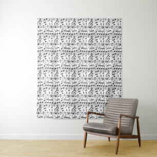 Music Pattern tapestries