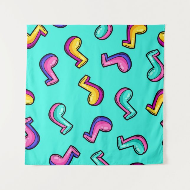 Music pattern tapestry (Front)
