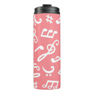Music pattern thermal tumbler