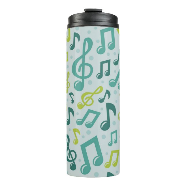 Music pattern thermal tumbler (Front)