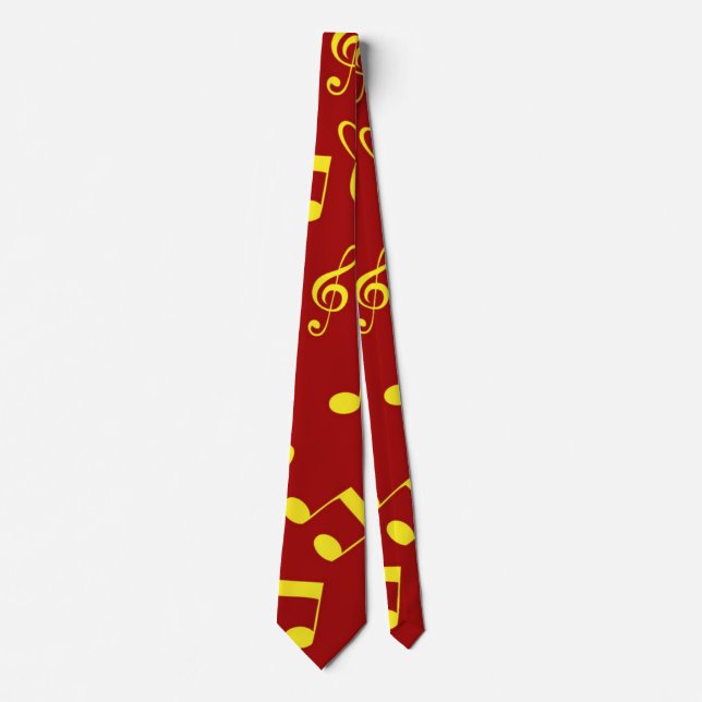 Music pattern tie (Front)
