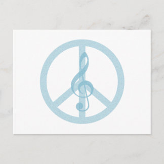 Music Peace Postcard