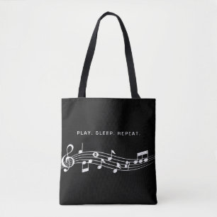 Music Pentagram Tote Bag