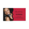 Music Performer Elegant Photo Business Card