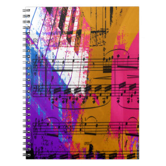 music, piano decor (12) notebook