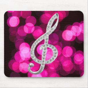 Music Piano Gclef Mouse Mat