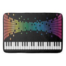 Music piano instrumental keyboard multicolored 