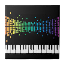 Music piano instrumental keyboard multicolored 