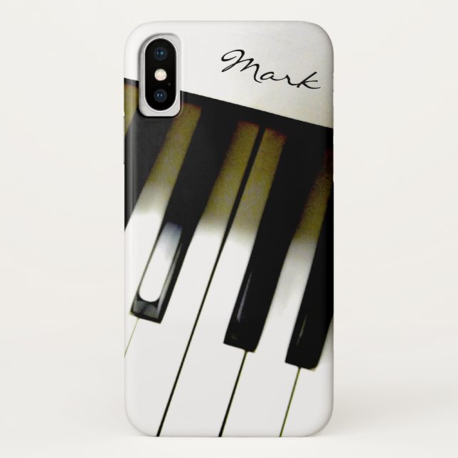 Music Piano Keyboard Personalised Case-Mate iPhone Case (Back)