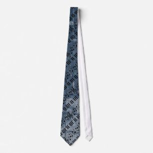 Music Piano Keyboard Tie