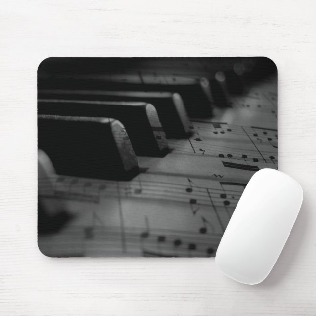  Music Piano Keys Mouse Mat (With Mouse)