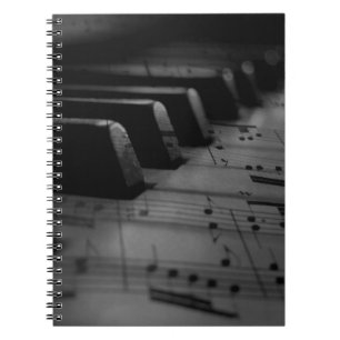 Music Piano Keys Notebook