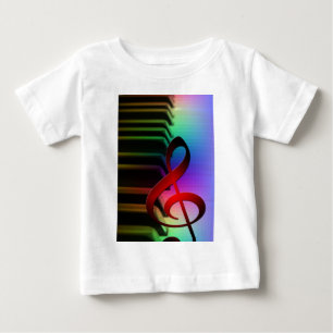 Music Piano Keys Notes Teacher Destiny Instruments Baby T-Shirt