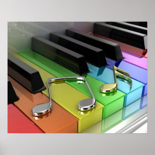 Music Piano Poster