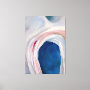 Music Pink and Blue by O'Keeffe Canvas Print