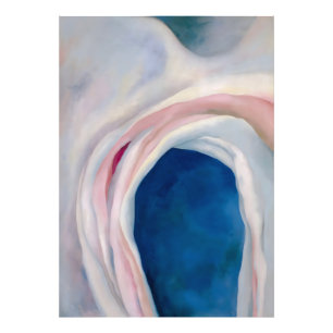 Music Pink and Blue by O'Keeffe Photo Print