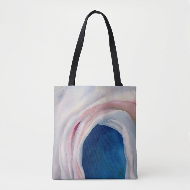 Music Pink and Blue by O'Keeffe Tote Bag (Front)