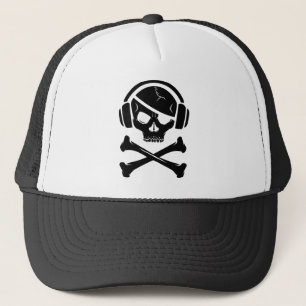 Music Pirate Piracy anti-riaa icon Trucker Hat