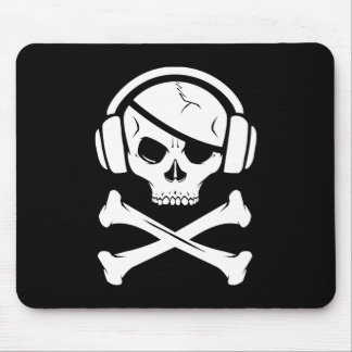 Music Pirate Piracy anti-riaa logo Mouse Mat