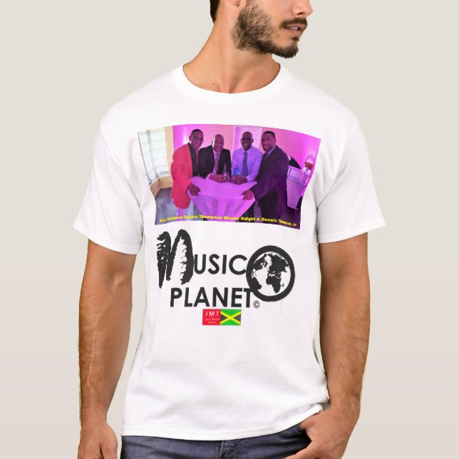 MUSIC PLANET  DT DT WK CR MT Men's Basic T-Shirt (Front)