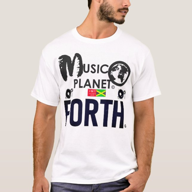 MUSIC PLANET  FORTH Men's Basic T-Shirt (Front)