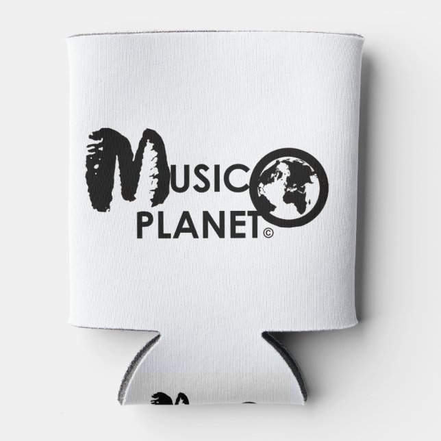 MUSIC PLANET MERCH CAN COOLER (Front)