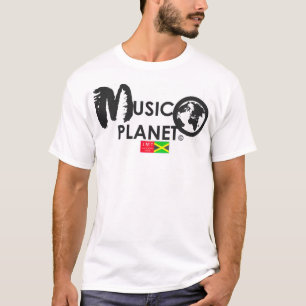 MUSIC PLANET  new Men's Basic T-Shirt
