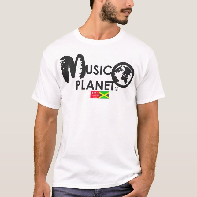 MUSIC PLANET  new Men's Basic T-Shirt (Front)