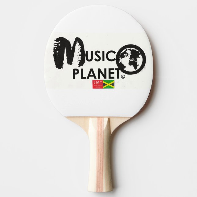MUSIC PLANET Ping Pong Paddle (Front)