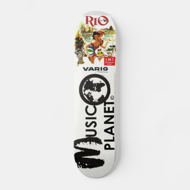 MUSIC  PLANET Skateboard (Front)