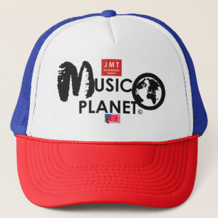MUSIC PLANET USA. Trucker Hat