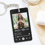 Music Player Besties Friendship Photo Key Ring<br><div class="desc">Create your own trendy personalised keychain for your best friends. Easily make this music player design unique with your custom photo and text.</div>
